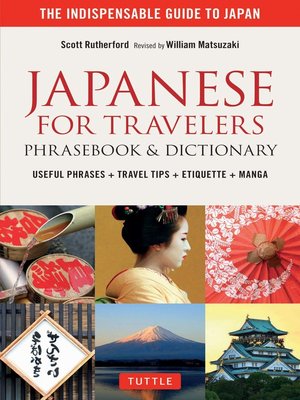 cover image of Japanese for Travelers Phrasebook & Dictionary